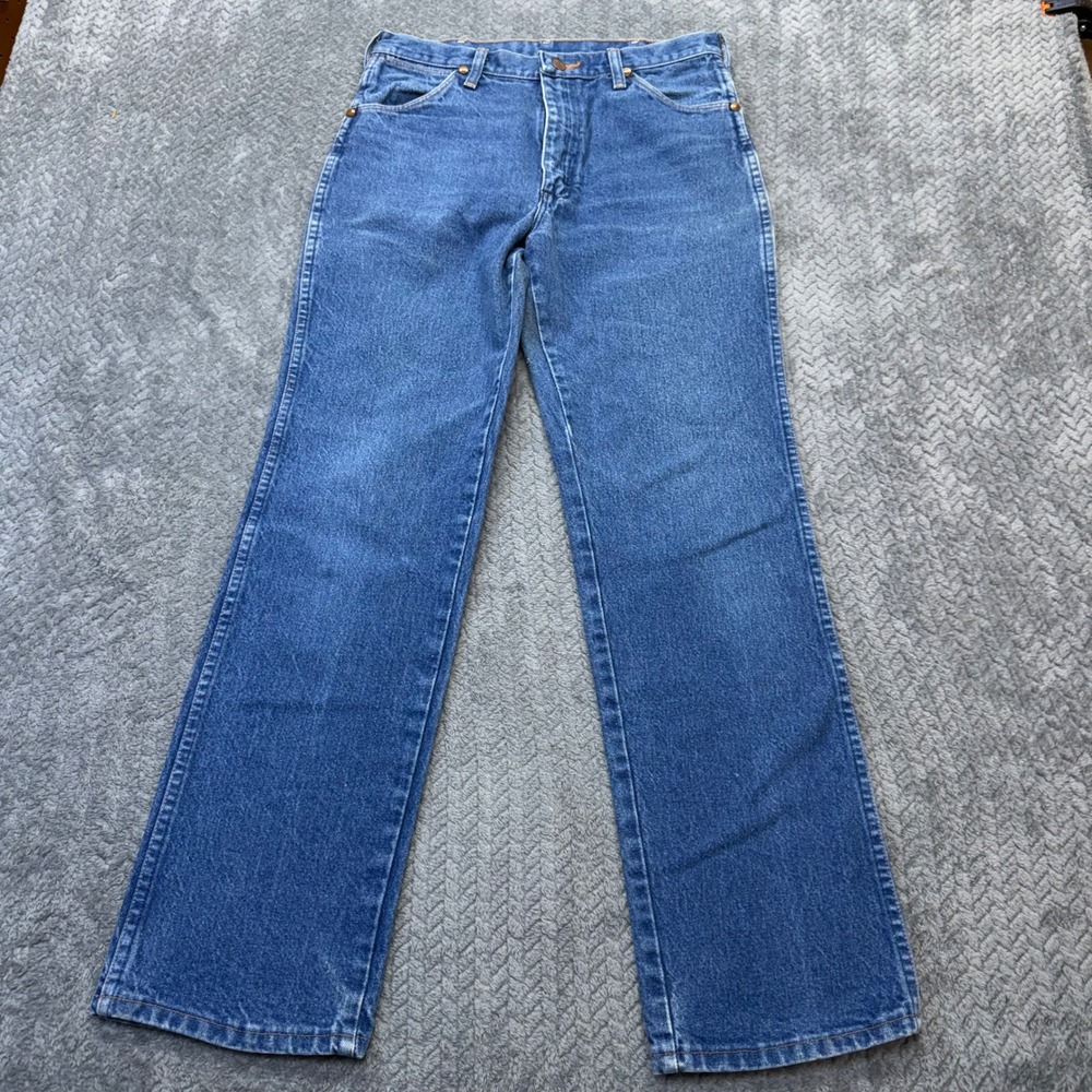 Wrangler Jeans Mens 30x30 Slim Fit Cowboy Cut Blue Denim 936PWD Made in USA VTG
